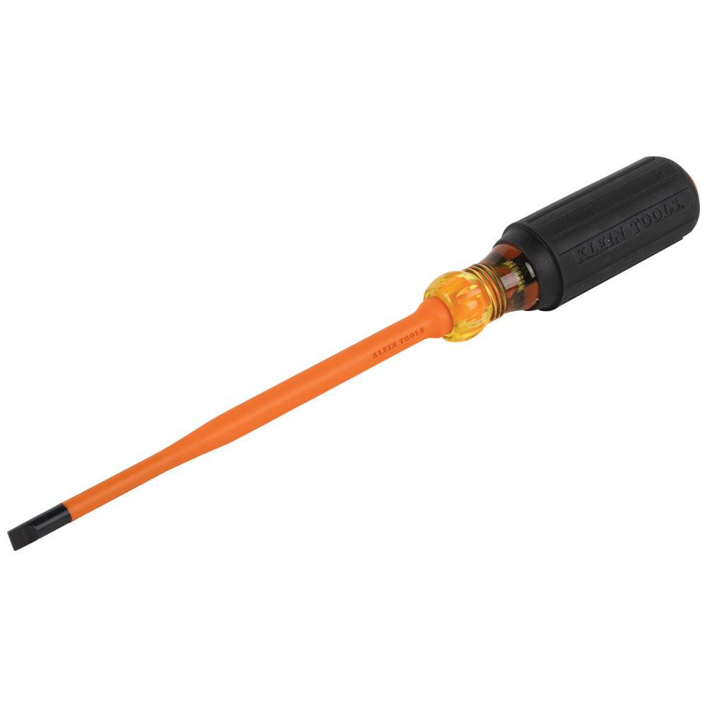 Slotted Screwdrivers; Blade Width (Inch): 1/4 ; Blade Length (Inch): 6 ; Overall Length (Decimal Inch): 10.3100 ; Handle Type: Insulated; Cushion Grip ; Handle Length (Inch): 4.3100 ; Shank Type: Round