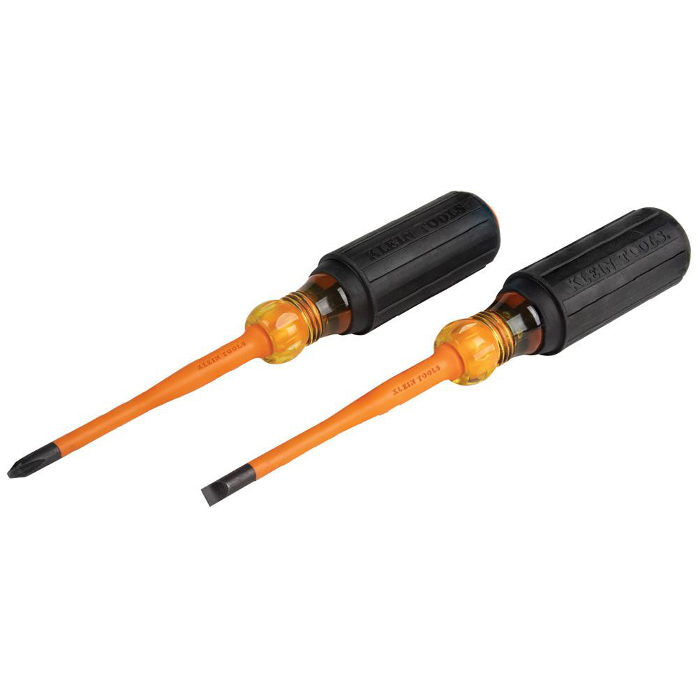 Klein Tools Screwdriver Sets: Screwdriver Types Included: Cabinet, Phillips | Part #33732INS