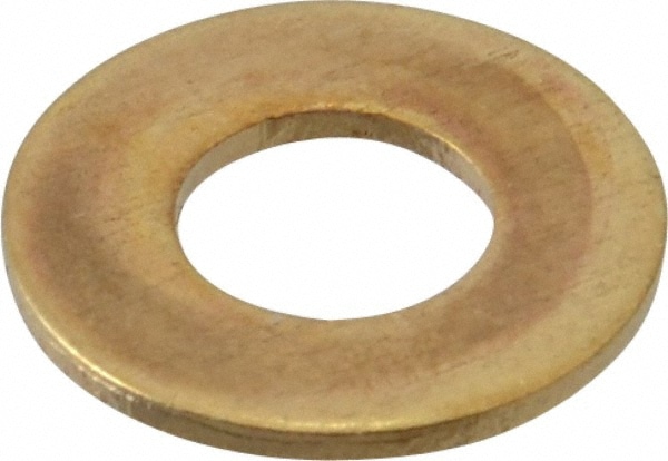 Value Collection R63092364 14" Screw Standard Flat Washer: Brass, Plain Finish Image