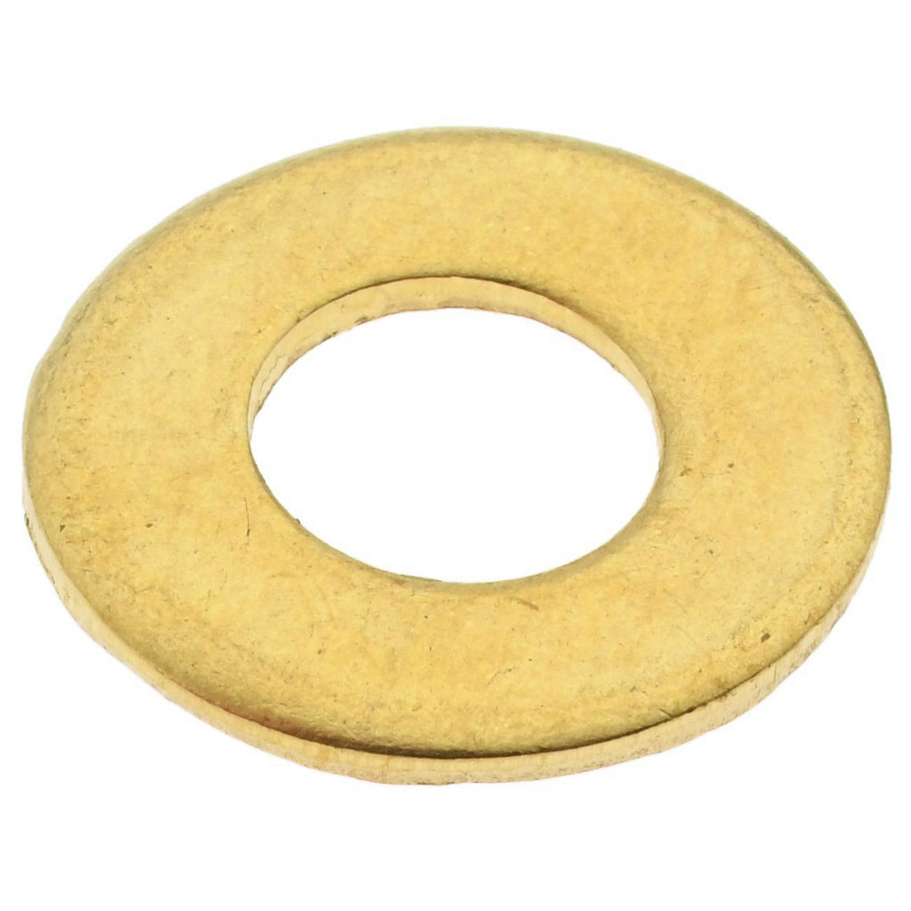 Value Collection R63092364 14" Screw Standard Flat Washer: Brass, Plain Finish Image