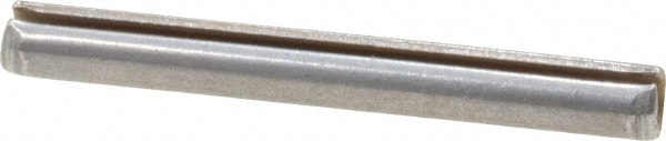 Value Collection R63090686 Slotted Spring Pin: 0.125" Dia, 1-1/8" Long, 420 Stainless Steel Image