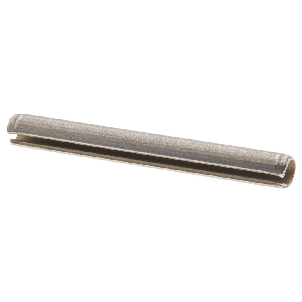 Value Collection R63090686 Slotted Spring Pin: 0.125" Dia, 1-1/8" Long, 420 Stainless Steel Image