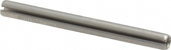 Value Collection R63090369 Slotted Spring Pin: 0.125" Dia, 1-3/8" Long, 420 Stainless Steel Image