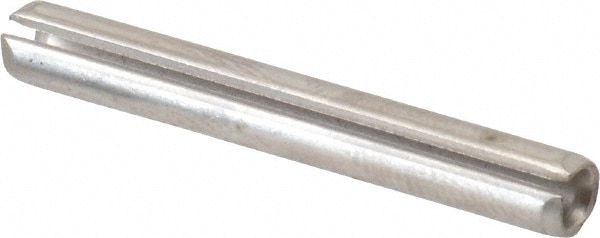 Value Collection R63096243 Slotted Spring Pin: 0.1563" Dia, 1-1/4" Long, 420 Stainless Steel Image