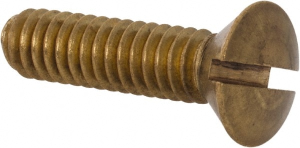 Value Collection R63099224 Machine Screw: 1/4-20 x 1", Oval Head, Slotted Image