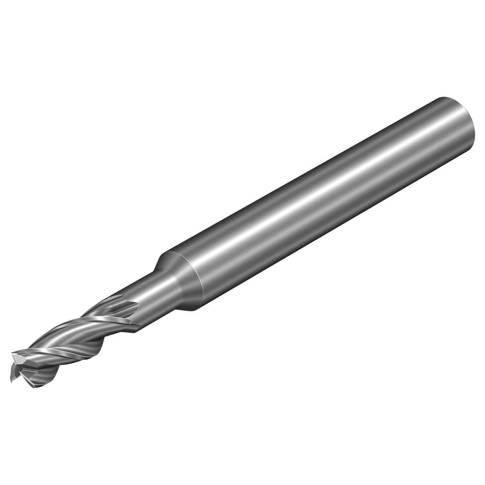 Sandvik Coromant - Square End Mill: 3 Mm Dia, 8 Mm LOC, 3 Flute, Solid ...