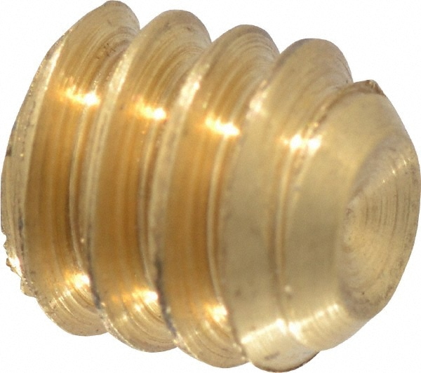 Value Collection R63642482 Set Screw: #10-24 x 3/16", Cup Point, Brass Image