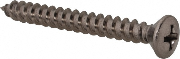 Value Collection R63646445 Sheet Metal Screw: #10, Oval Head, Phillips Image