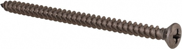 Value Collection R63646020 Sheet Metal Screw: #10, Oval Head, Phillips Image