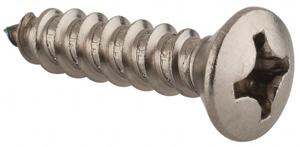 Value Collection R63646648 Sheet Metal Screw: #12, Oval Head, Phillips Image