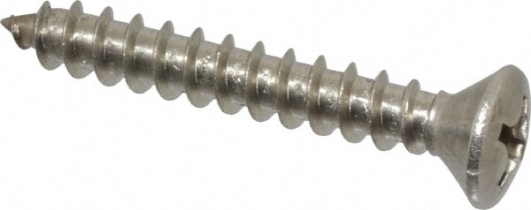 Value Collection R63646681 Sheet Metal Screw: #12, Oval Head, Phillips Image