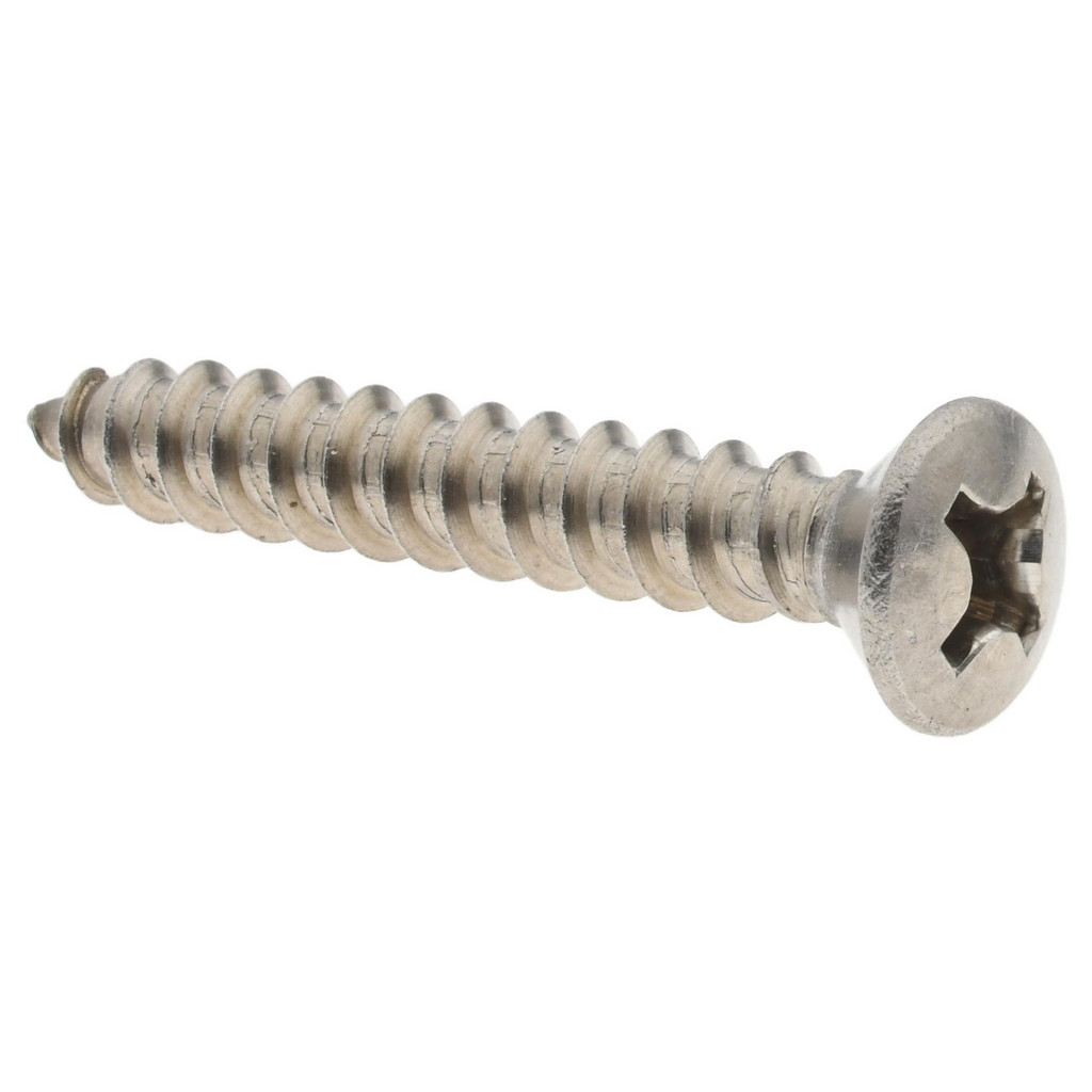 Value Collection R63646681 Sheet Metal Screw: #12, Oval Head, Phillips Image