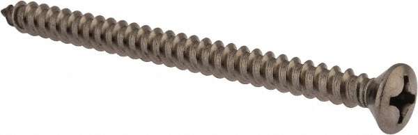 Value Collection R63646848 Sheet Metal Screw: #12, Oval Head, Phillips Image