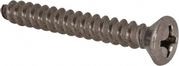 Value Collection R63643480 Sheet Metal Screw: #14, Oval Head, Phillips Image