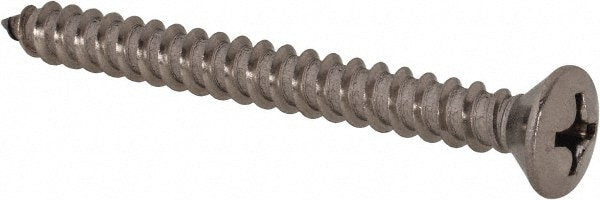 Value Collection R63643123 Sheet Metal Screw: #14, Oval Head, Phillips Image