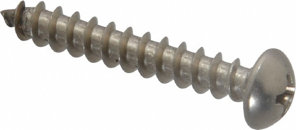 Value Collection 1-PRA-10-125 Sheet Metal Screw: #10, Round Head, Phillips Image