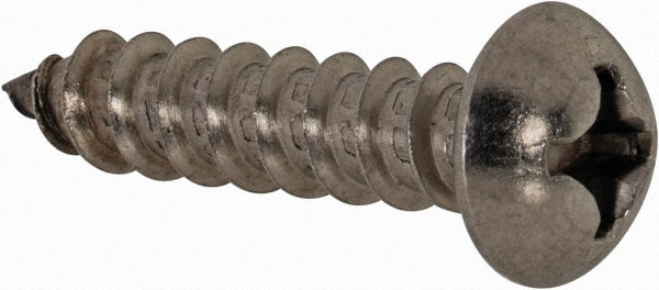 Value Collection 1-PRA-12-100 #12 Round Head Phillips Sheet Metal Screw Image