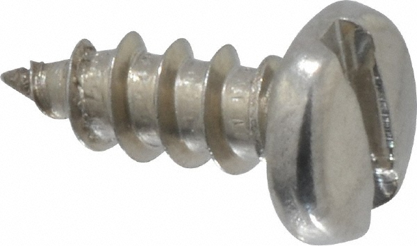 Sheet Metal Screw: #6, Pan Head, Slotted