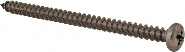 Value Collection R63648644 Sheet Metal Screw: #10, Pan Head, Phillips Image