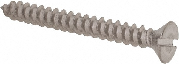 Value Collection R63649842 Sheet Metal Screw: #8, Flat Head, Slotted Image