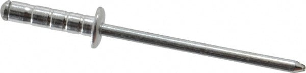 RivetKing. ABS43-45RTP500 Blind Rivet: Size 43-45, Dome Head, Aluminum Body, Steel Mandrel 