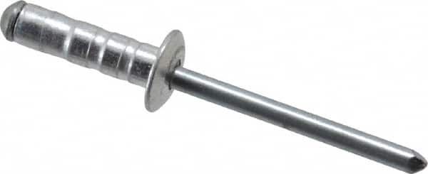 Pop AD66-68BS Multi-Grip Blind Rivet; 3/16 Inch (0.187 Inch), (0.251 -  0.500 Inch Grip), Dome Head, Aluminum/Steel, Plain