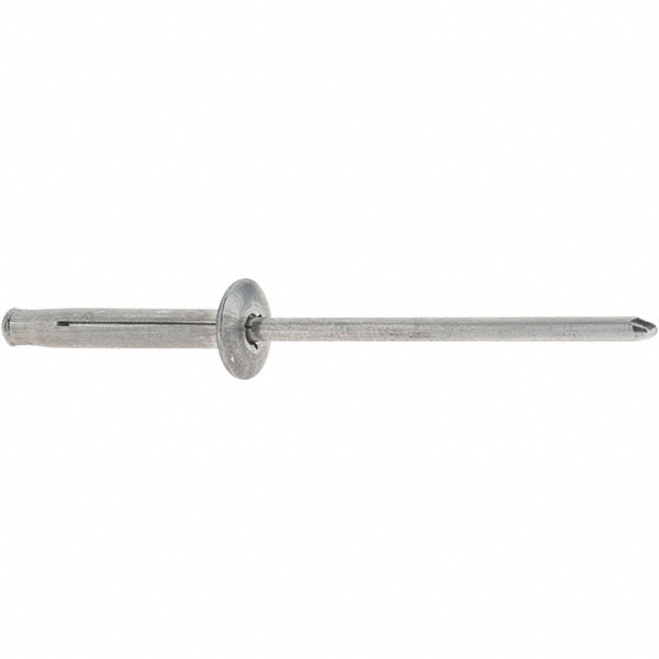 RivetKing. ABL0422LF8/P500 Plus Blind Rivet: Dome Head, Aluminum Body, Aluminum Mandrel Image