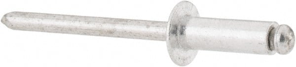 RivetKing. ABA66/P250 Open End Blind Rivet: Size 66, Dome Head, Aluminum Body, Aluminum Mandrel 