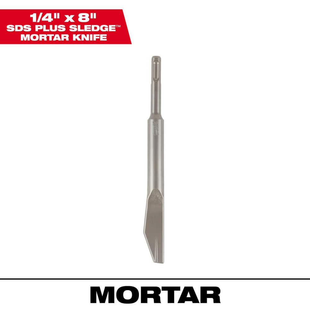 Hammer & Chipper Replacement Chisels; Chisel Type: Mortar Scraper ; Head Width (Inch): 1/4 ; Shank Length (Inch): 1 ; Shank Diameter (Inch): 13/32 ; Drive Type: SDS Plus ; Shank Shape: SDS Plus