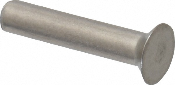 RivetKing. 12N62RC93P 1/8" Body Diam, Countersunk Uncoated Stainless Steel Solid Rivet Image