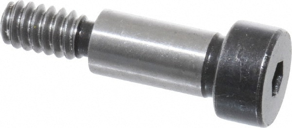 Holo-Krome PKG08004N010 1/4" Shoulder Diam x 1/2" Shoulder Length, #10-24 UNRC, Hex Socket Shoulder Screw Image