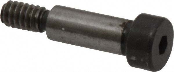 Holo-Krome PKG08006N010 1/4" Shoulder Diam x 5/8" Shoulder Length, #10-24 UNRC, Hex Socket Shoulder Screw Image