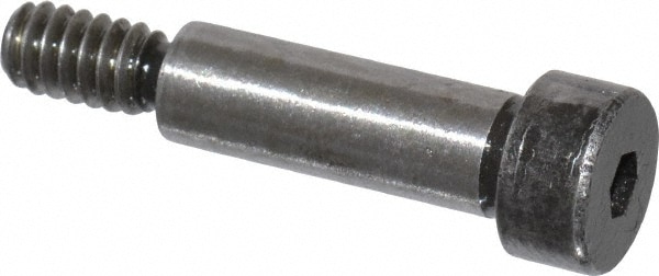 Holo-Krome PKG08008N010 1/4" Shoulder Diam x 3/4" Shoulder Length, #10-24 UNRC, Hex Socket Shoulder Screw Image