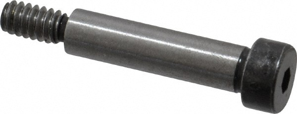 Holo-Krome PKG08010N010 1/4" Shoulder Diam x 1" Shoulder Length, #10-24 UNRC, Hex Socket Shoulder Screw Image