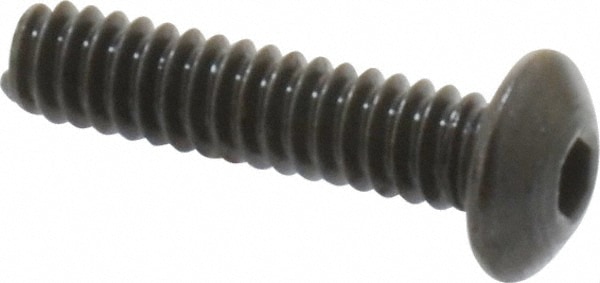 Holo-Krome PKG64006N050 #4-40 1/2" Length Under Head Hex Socket Drive Button Socket Cap Screw Image