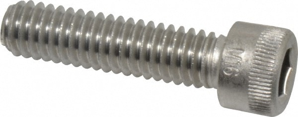 Holo-Krome PKG78082N010 Hex Head Cap Screw: 5/16-18 x 1-1/4", Grade 18-8 Stainless Steel, Passivated Finish Image