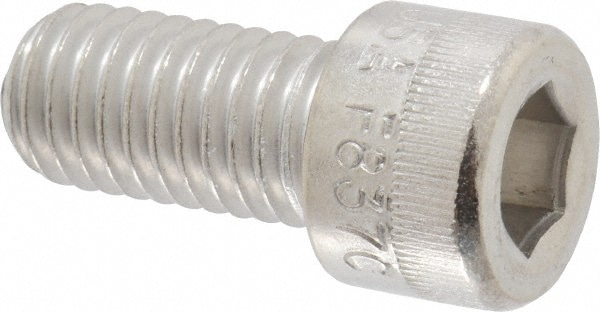 Holo-Krome PKG78112N005 Hex Head Cap Screw: 1/2-13 x 1", Grade 18-8 Stainless Steel, Passivated Finish Image