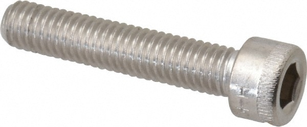 Holo-Krome PKG79028N025 Hex Head Cap Screw: #10-32 x 1", Grade 18-8 Stainless Steel, Passivated Finish Image