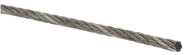 GC033NO04-0100C Nylon Coated Galvanized Steel Cable 1/8" OD x 100 Ft Loos & Co 