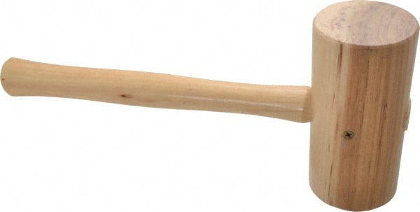 Made in USA 2 Lb Head Plastic Faced Mallet Wood Handle
