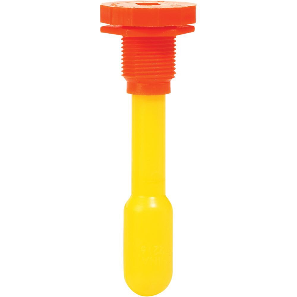 Drum Gages; Gage Type: Pop-Up Gage ; Drum Position: Vertical ; Connection Size: .75in ; Thread Type: NPT ; Compatible Drum Capacity: 55gal ; Length (Inch): 5.00