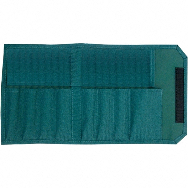 Tool Pouch: 8 Pockets, Polyester, Green