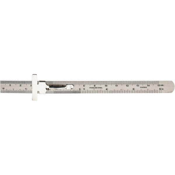 6 in. Economy Stainless Steel Rule Contenti 240-550