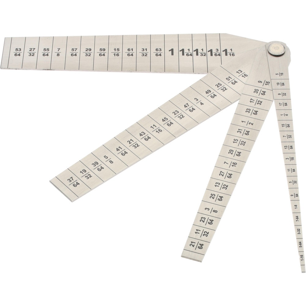 SPI 14-183-8 1/16 to 1-1/16 Inch Measurement, 4 Leaf Taper Gage Image