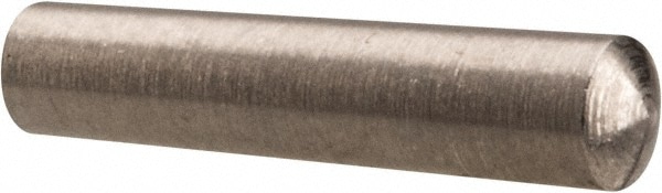 Value Collection MSC67700245X Size 4/0, 0.0986" Small End Diam, 0.109" Large End Diam, Passivated Stainless Steel Taper Pin Image