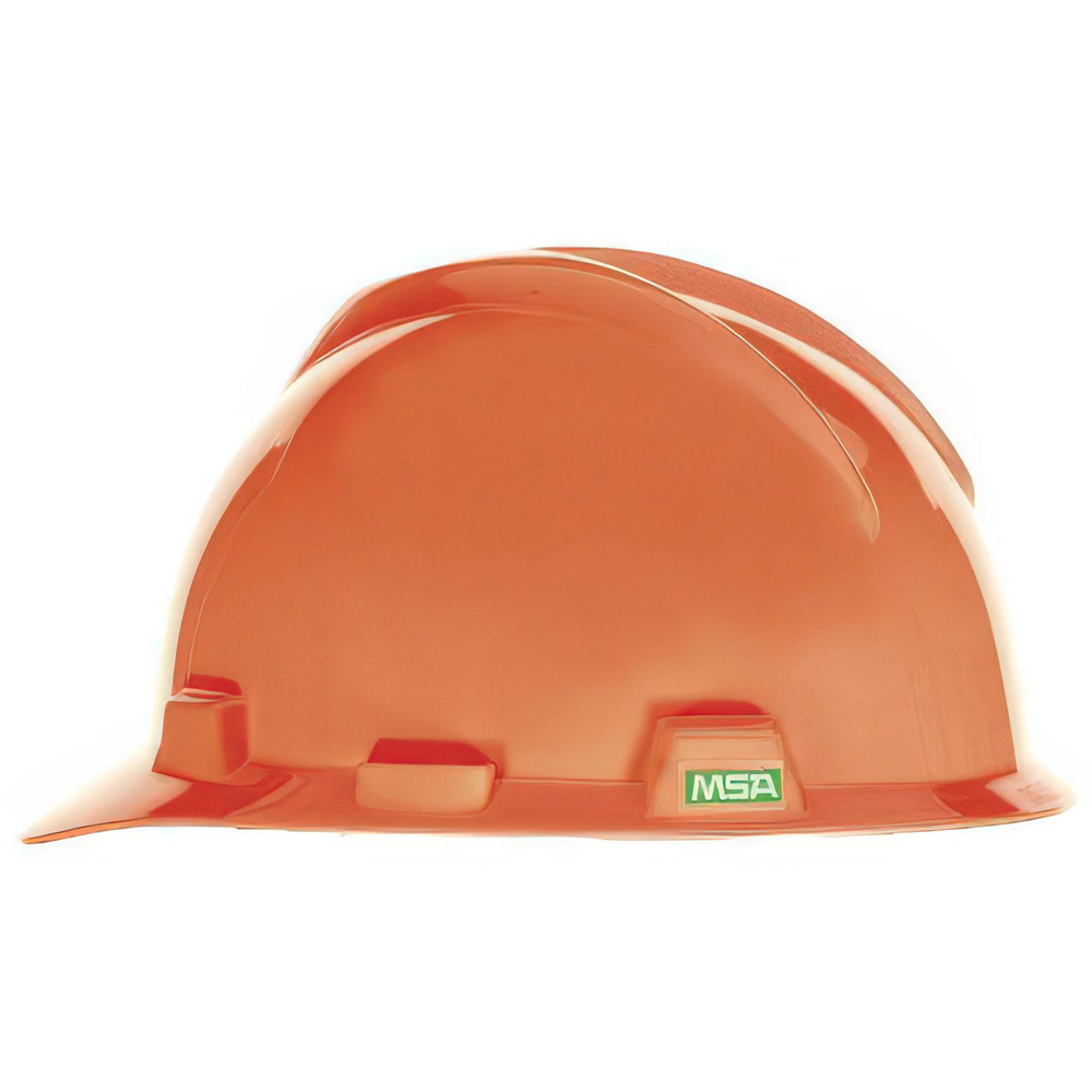 Hard Hat: Impact Resistant, V-Gard Slotted Cap, Type 1, Class E, 4-Point Suspension