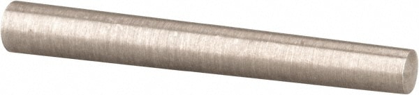 Value Collection MSC67700765X Size 0, 0.13" Small End Diam, 0.156" Large End Diam, Passivated Stainless Steel Taper Pin Image