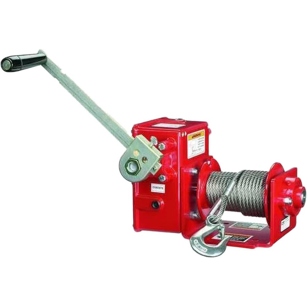 2000/1200 Lbs. Load Limit Worm Gear Hand Winch