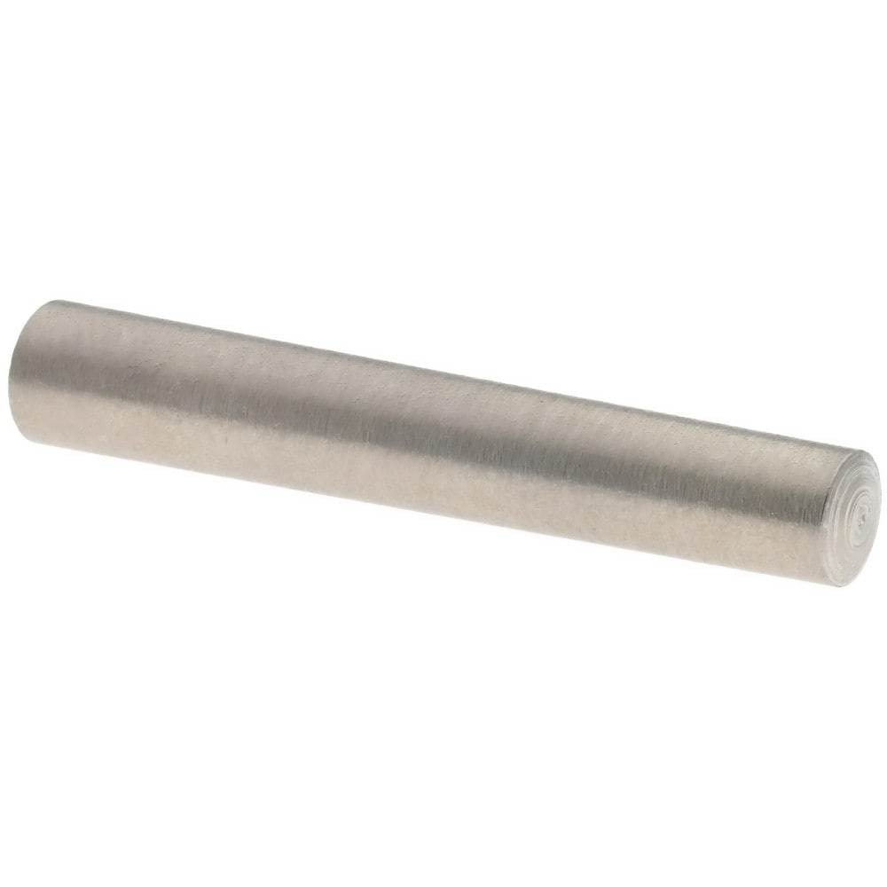 Size 4, 0.2188" Small End Diam, 0.25" Large End Diam, Passivated Stainless Steel Taper Pin