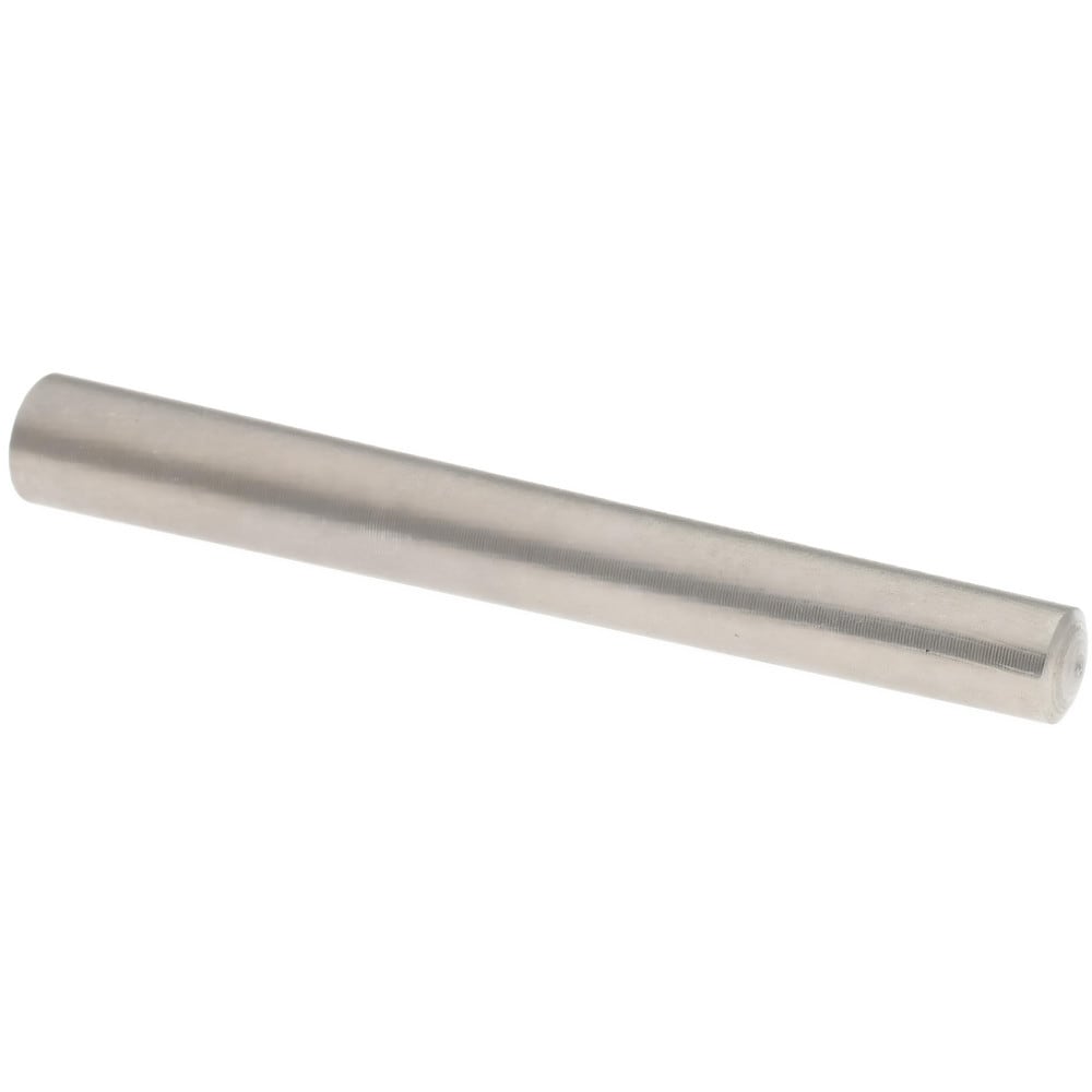 Size 4, 0.2084" Small End Diam, 0.25" Large End Diam, Passivated Stainless Steel Taper Pin